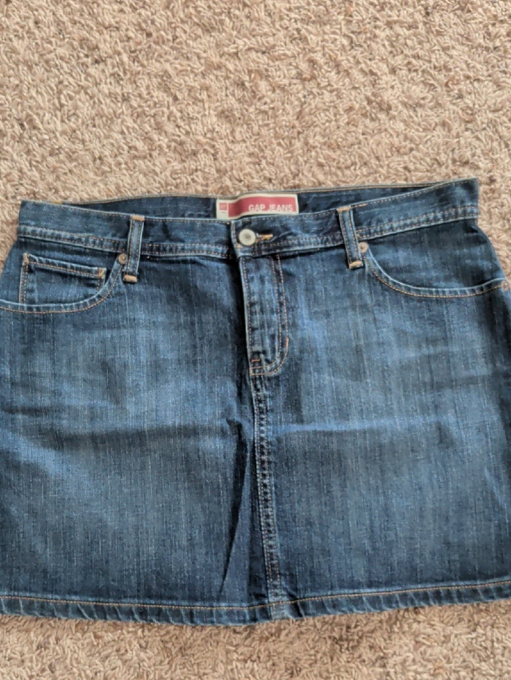 GAP Blue Denim Mini Skirt